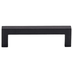 3-3/4" Nouveau Square Bar Pull, Flat Black