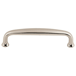 4" Asbury Charlotte Pull, Polished Nickel