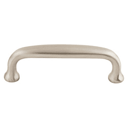 3" Asbury Charlotte Pull, Brushed Satin Nickel