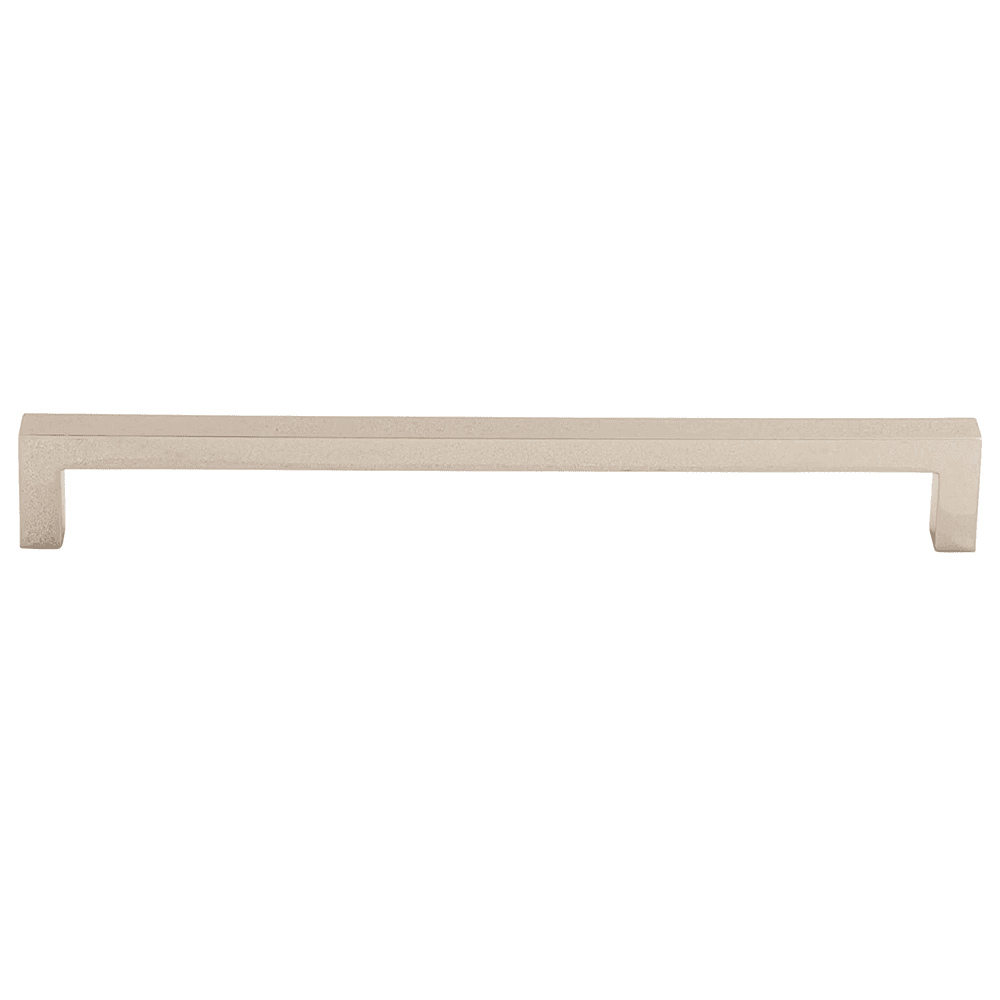 8-13/16" Asbury Square Bar Pull, Polished Nickel