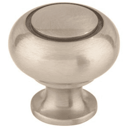 1-1/4" Asbury Ring Knob, Brushed Satin Nickel