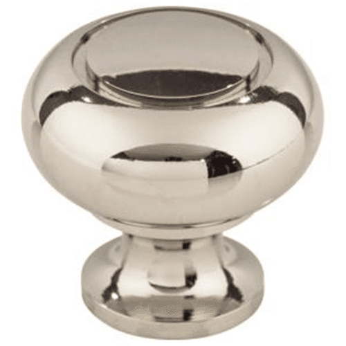 1-1/4" Asbury Ring Knob, Polished Nickel
