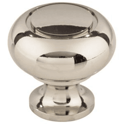 1-1/4" Asbury Ring Knob, Polished Nickel