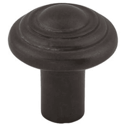 1-1/4" Aspen Button Knob, Medium Bronze
