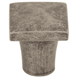 3/4" Aspen Square Knob, Silicon Bronze Light