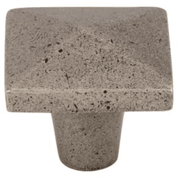 1-1/2" Aspen Square Knob, Silicon Bronze Light