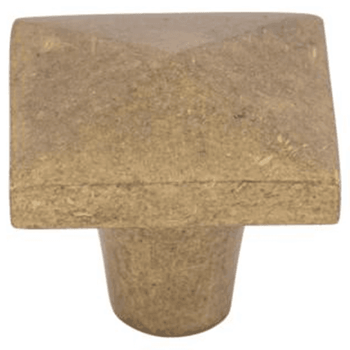 1-1/2" Aspen Square Knob, Light Bronze