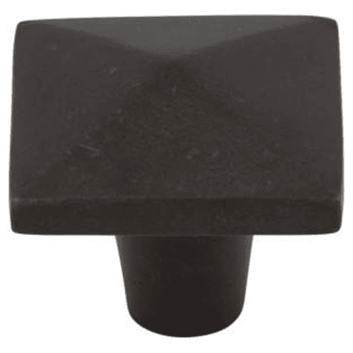 1-1/2" Aspen Square Knob, Medium Bronze