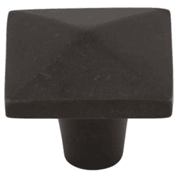 1-1/2" Aspen Square Knob, Medium Bronze