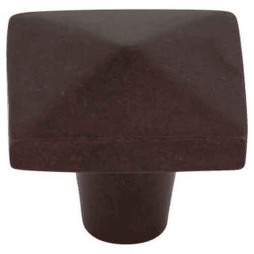 1-1/2" Aspen Square Knob, Mahogany Bronze