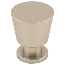 7/8" Nouveau Rocks Knob, Polished Nickel