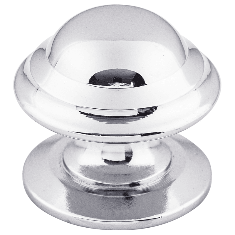 1-3/8" Britannia Empress Knob, Polished Chrome