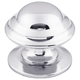 1-3/8" Britannia Empress Knob, Polished Chrome