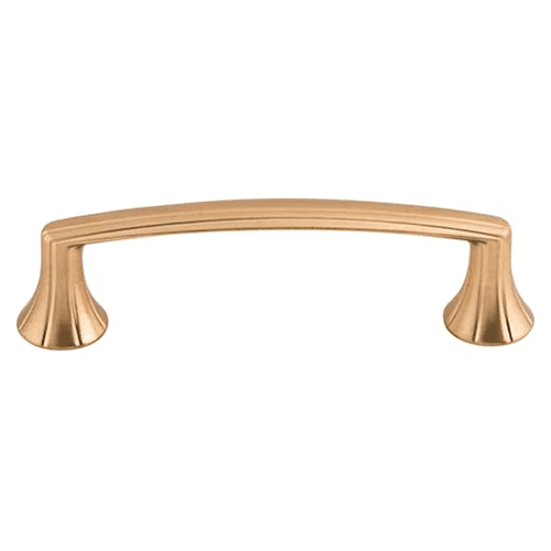 3-3/4" Edwardian Rue Pull, Brushed Bronze