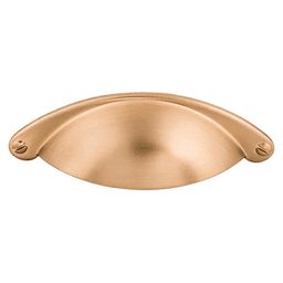2-1/2" Somerset Arendal Cup Pull, Brushed Bronze