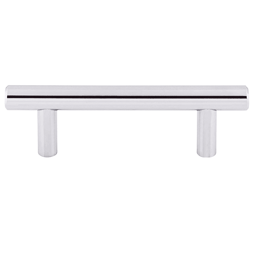 3" Hopewell Bar Pull, Polished Nickel, 4-9/16" Length