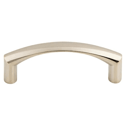 3" Nouveau Griggs Pull, Polished Nickel