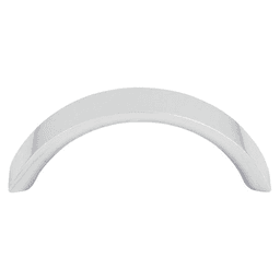 3" Nouveau Crescent Pull, Polished Chrome