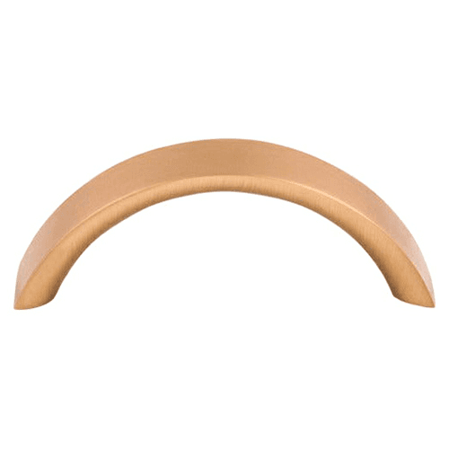 3" Nouveau Crescent Pull, Brushed Bronze