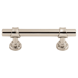 3" Asbury Bit Pull, Polished Nickel