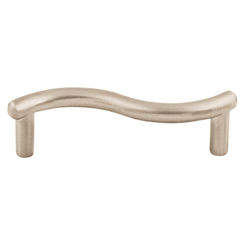 3" Nouveau Spiral Pull, Brushed Satin Nickel
