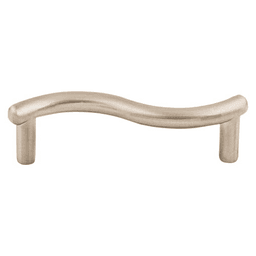 3" Nouveau Spiral Pull, Brushed Satin Nickel