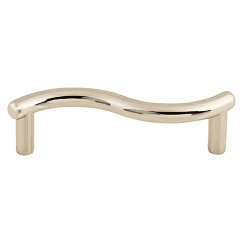 3" Nouveau Spiral Pull, Polished Nickel