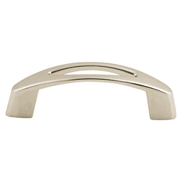 3" Nouveau Verona Pull, Polished Nickel