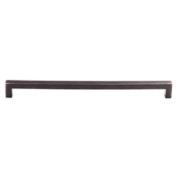 12" Nouveau Square Bar Pull, Tuscan Bronze