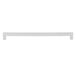 12" Nouveau Square Bar Pull, Polished Chrome