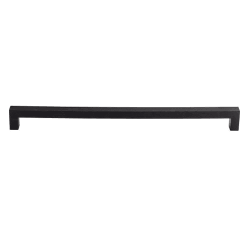 12" Nouveau Square Bar Pull, Flat Black