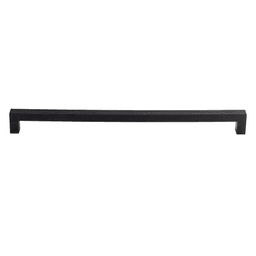 12" Nouveau Square Bar Pull, Flat Black
