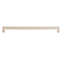12" Nouveau Square Bar Pull, Polished Nickel
