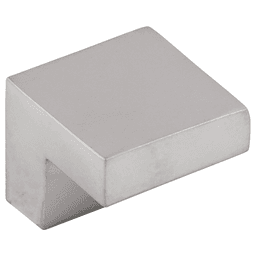 5/8" Sanctuary II Square Knob, Aluminum