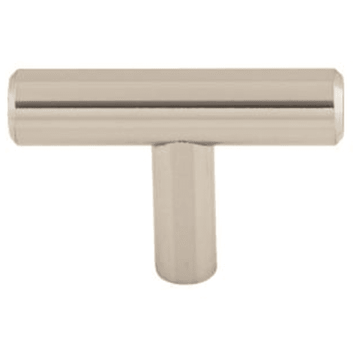 2" Bar Pulls Hopewell T-Handle Pull, Polished Nickel