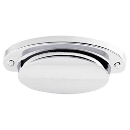 2-9/16" Dakota Cup Pull, Polished Chrome