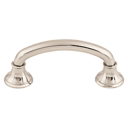 3" Edwardian Lund Pull, Polished Nickel