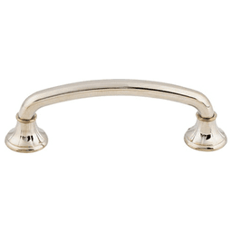 4" Edwardian Lund Pull, Polished Nickel