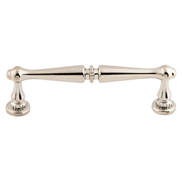 3-3/4" Edwardian Handle Pull, Polished Nickel