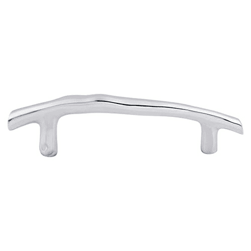 3-1/2" Aspen II Twig Pull, Polished Chrome