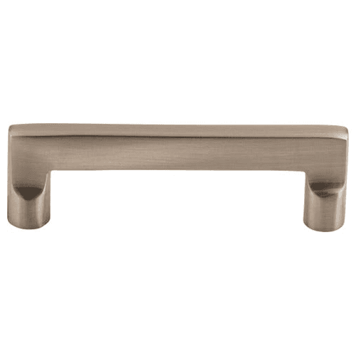 4" Aspen II Flat Sided Pull, Brushed Satin Nickel