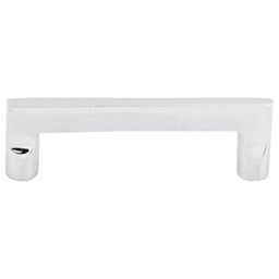 4" Aspen II Flat Sided Pull, Polished Chrome