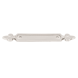 2-1/2" Tuscany Dover Pull Backplate, Brushed Satin Nickel