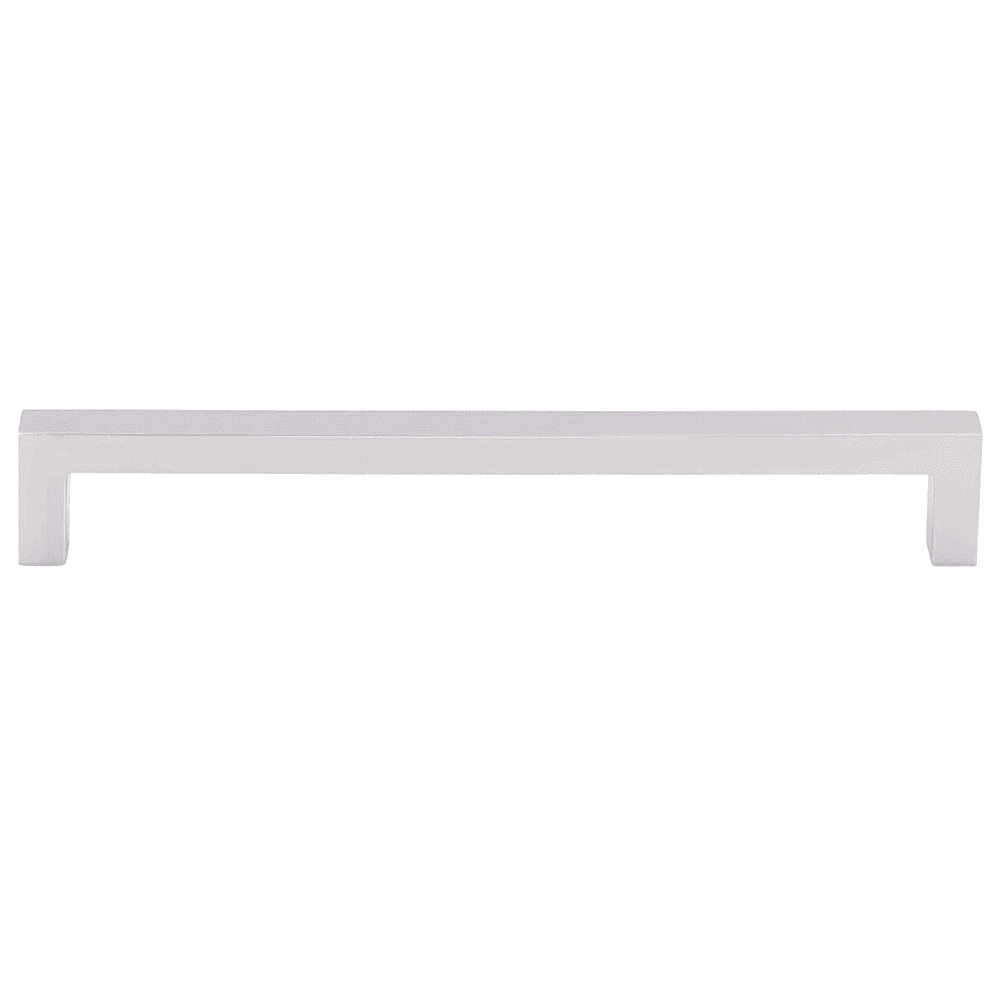 7-9/16" Nouveau Square Bar Pull, Polished Chrome