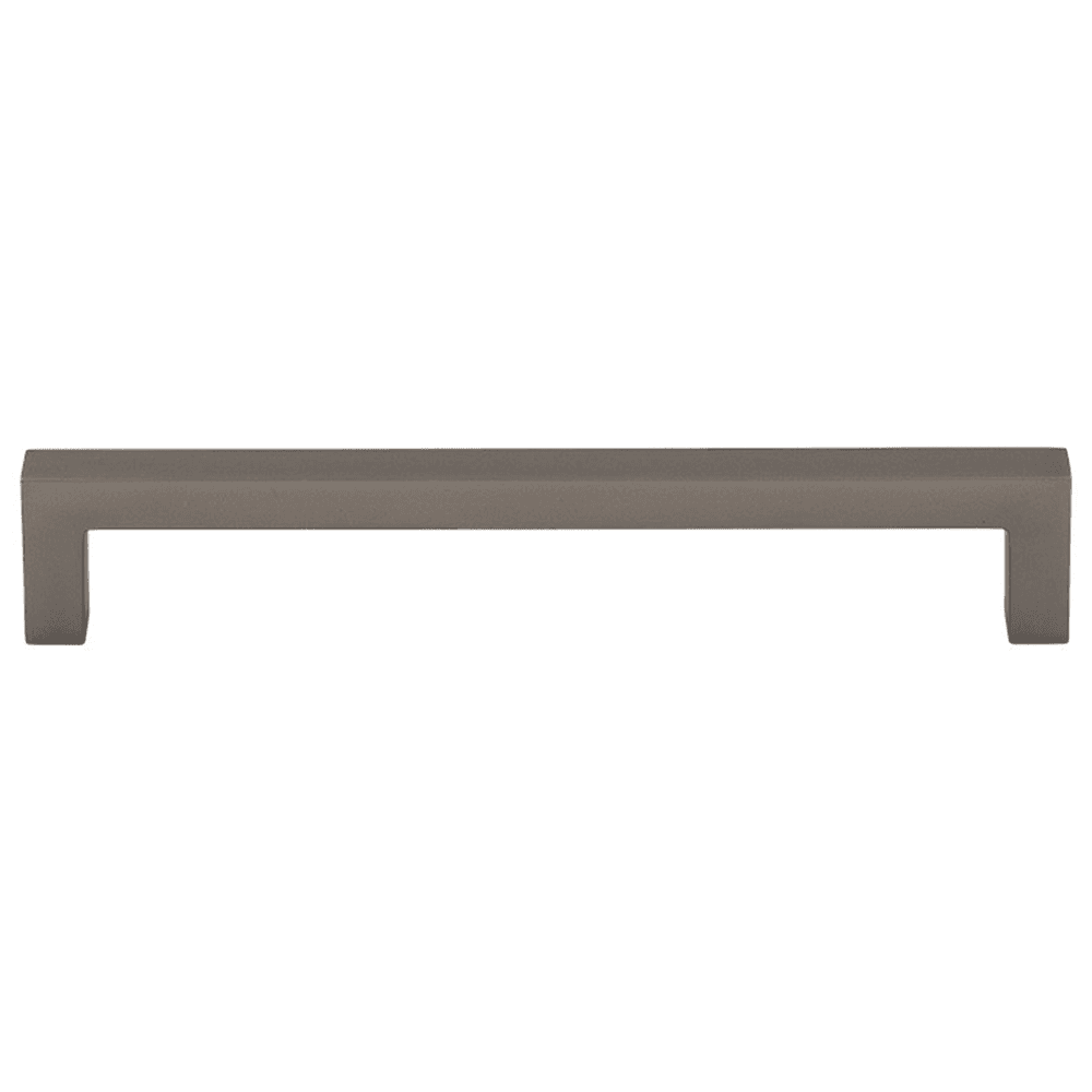 6-5/16" Nouveau Square Bar Pull, Ash Gray