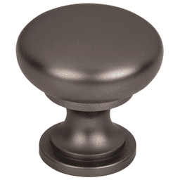 1-3/16" Nouveau Hollow Round Knob, Ash Gray