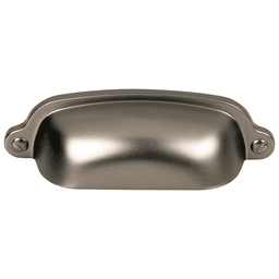 2-9/16" Dakota Charlotte Cup Pull, Ash Gray