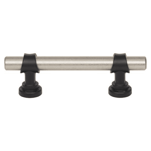 3" Dakota Bit Pull, Pewter Antique/Flat Black