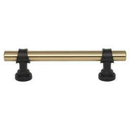 3-3/4" Dakota Bit Pull, Honey Bronze/Flat Black