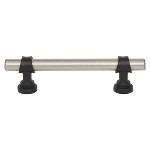 3-3/4" Dakota Bit Pull, Pewter Antique/Flat Black